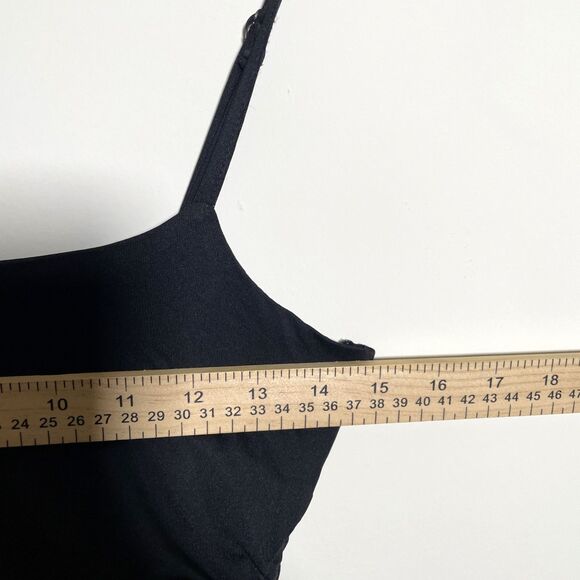 Princess Polly Adalee Midi Dress Black Women's Thigh Slit Size 8 Party Cocktail - Picture 7 of 11